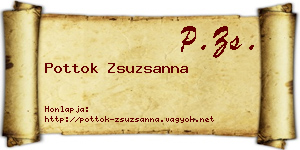 Pottok Zsuzsanna névjegykártya