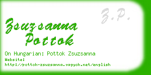 zsuzsanna pottok business card